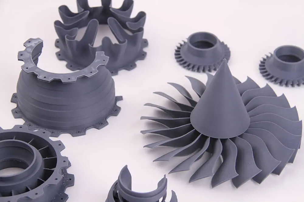 A 3D printed part made from Nylon material by ReGenLabs